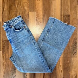 Zara Light Blue Denim Pants